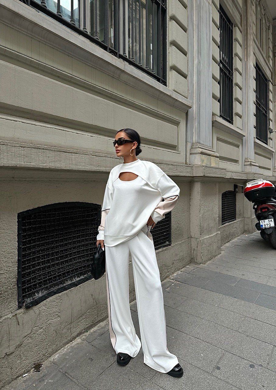 Stylish Comfy White Set